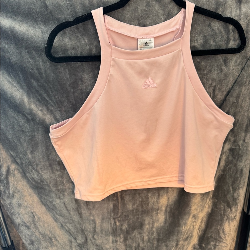 Adidas Pink Crop Top